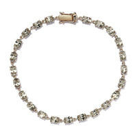 LUXORO 14K Yellow Gold AAA Turkizite Tennis Bracelet (8.00 In) 5 Grams 11.20 ctw