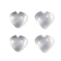 White Moonstone Set of 4 (Hrt 5 mm) 1.67 ctw