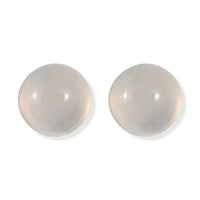 White Moonstone Set of 2 (Rnd 6 mm) 1.49 ctw