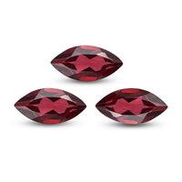 AAA Orissa Rose Garnet Set of 3 (Mrq 8x4 mm) 1.95 ctw