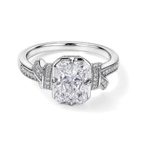 Bond Collection IGI Certified 10K White Gold Luxuriant Lab Grown Diamond (E-F, VS) Ring (Size 10.0) (4.40 g) 3.20 ctw