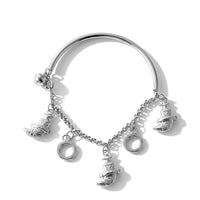 Sterling Silver Bracelet (Size - 7.25), Silver Wt. 10.4 g