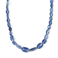 D''Joy Premium Kyanite 95.00 ctw Necklace in Rhodium Over Sterling Silver 18 Inches