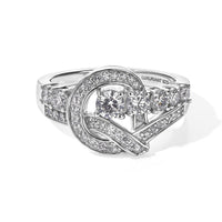 Bond Collection Luxuriant Lab Grown Diamond (G-H, SI) Ring in Rhodium Over Sterling Silver (Size 10.0) 1.00 ctw
