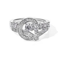 Bond Collection Luxuriant Lab Grown Diamond (G-H, SI) Ring in Rhodium Over Sterling Silver (Size 10.0) 1.00 ctw