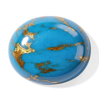 Blue Turquoise (Ovl 12x10 mm) 2.91 ctw