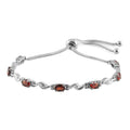 Brazilian Smoky Quartz Bolo Bracelet in Stainless Steel 2.75 ctw - Sticky add to cart bar