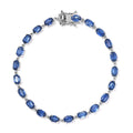 Himalayan Kyanite Tennis Bracelet in Platinum Over Sterling Silver (6.50 In) 11.60 ctw - Sticky add to cart bar