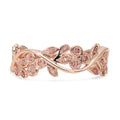 Pink Diamond Ring in Vermeil RG Sterling Silver 0.25 ctw - Sticky add to cart bar