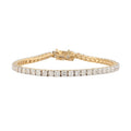 NY Closeout 14K White Gold Diamond G-H I1 Tennis Bracelet (8.00 In) 12.10 Grams 5.00 ctw - Sticky add to cart bar