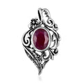 BALI LEGACY Niassa Ruby Pendant in Sterling Silver 1.50 ctw - Sticky add to cart bar