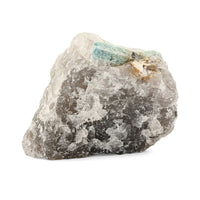 Natural Aquamarine in Quartz 4-5"