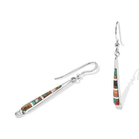 Spiny Turquoise  Earring Sterling Silver 1.55 ctw