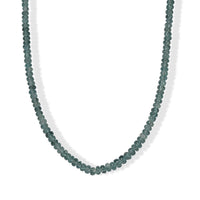 Luxoro 14K Yellow Gold AAA Lagoon Tourmaline Beads Necklace (Size - 18) 43.00 ctw