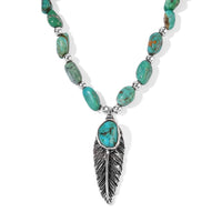 D''Joy Royal Hubei Blue Turquoise 130.55 ctw Beaded Necklace in Sterling Silver 18 Inches