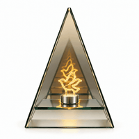 Livmore Hummingbird Glass and LED Decorative Ornaments (Battery 2xAA Not Including)