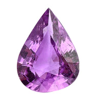 AAAA Madagascar Purple Sapphire (Pear Free Size) 0.70 ctw