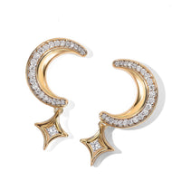 D''Joy Moissanite Earrings in 18K Vermeil YG Over Sterling Silver 0.47 ctw