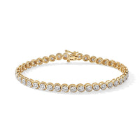 Diamond Bracelet in 14K YG Over and Sterling Silver (7.50 In) 1.00 ctw