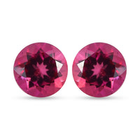 AAA Lab Grown Bixbite Set of 2 (Rnd 7 mm) 2.16 ctw