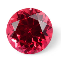 Lab Grown Padparadscha Sapphire (Rnd 8 mm) 2.25 ctw