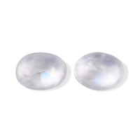 AA Rainbow Moonstone Set of 2 (Ovl 8x6 mm) 2.12 ctw