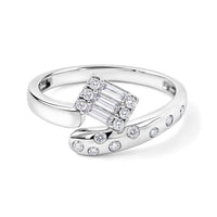 Clarte Moissanite Ametry Ring in 14K YG Over Sterling Silver (Size 10.0) 0.35 ctw