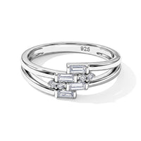 Clarte Moissanite Rayon Ring in 14K YG Over Sterling Silver (Size 10.0) 0.29 ctw