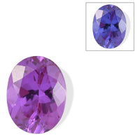 Lab Grown Color Change Sapphire (Ovl 9X7 mm) 2.20 ctw