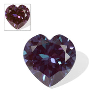 Lab Grown Alexandrite (Hrt 10 mm) 3.84 ctw