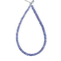 GCS Tanzanite Beaded Strand 28.00 ctw