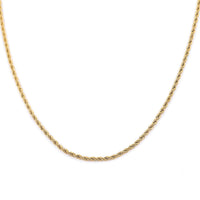 10K Yellow Gold Hollow Rope Chain 3.3mm Necklace (24 Inches) 6.10 g