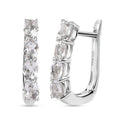 Tanzanite Earrings in Platinum Over Sterling Silver 1.35 ctw - Sticky add to cart bar