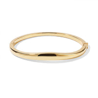 EverTrue 18K YG Plated Bangle Bracelet (7.25 In)
