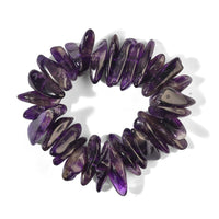 Amethyst 340.00 ctw Beaded Bracelet (Adjustable)