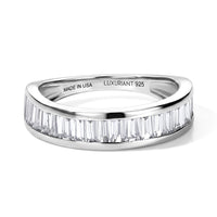 Luxuriant Lab Grown Diamond Band Ring in Rhodium OverSterling Silver 2.04 ctw