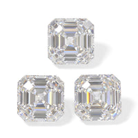 Hyalite Opal Set of 3 (Asscher 4x4 mm) 0.56 ctw