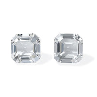 Hyalite Opal Set of 2 (Oct 5x5 mm) 0.77 ctw