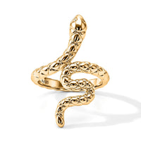 GP 14K Yellow Gold Snake Ring (Size 10.0) (1.30 g)