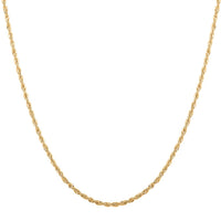 14K Yellow Gold 2.8mm Rope Chain Necklace (18 Inches) (4.7 g)