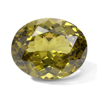 Certified and Appraised AAAA Green Sphene (Ovl 12x10 mm) 5.00 ctw