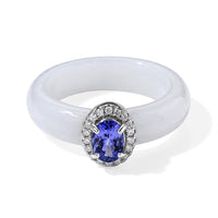 D''Joy Tanzanite, Moissanite and Natural Jade Band Men''s Ring in Rhodium Over Sterling Silver (Size 9.0) 20.20 ctw