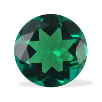 AA Lab Grown Emerald (Rnd 6.5 mm) 0.73 ctw