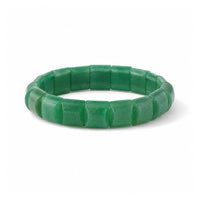Green Aventurine 118.00 ctw Mini Section Stretch Bracelet