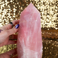 Madagascan Rose Quartz Generator 4-5" 2900 ctw