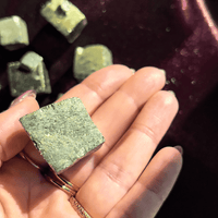 Natural Cubic Pyrite Cube 0.5" 110 ctw