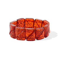 Amber 165.00 ctw Triangle Stretch Bracelet