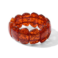 Amber 248.00 ctw Stretch Bracelet