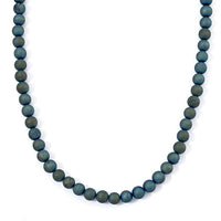 GCS Drusy Agate (160.00) ctw Beaded Strand 15 Inches