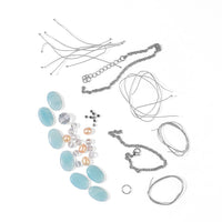 GCS Amazonite, Freshwater Pearl and Crystal Accessories in Platinum Bond 90.00 ctw